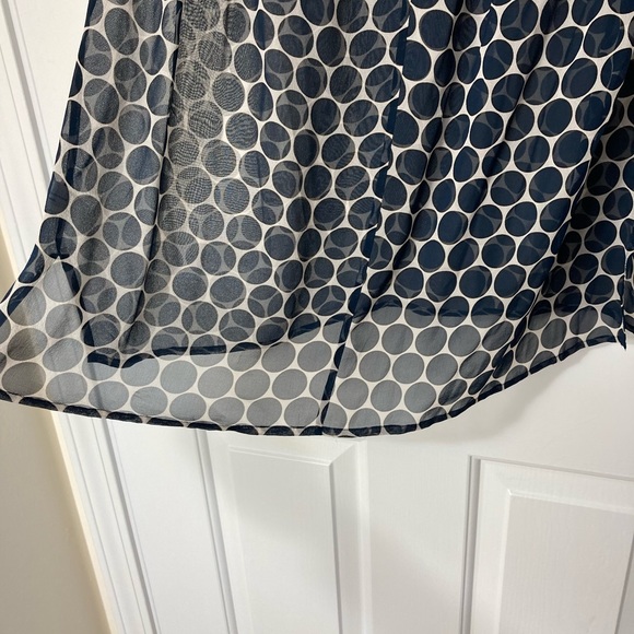 Club Monaco 100% Silk Sheer Blouse - Picture 6 of 9